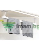 Поставка за кърпи кухня и баня лесен монтаж без пробиване